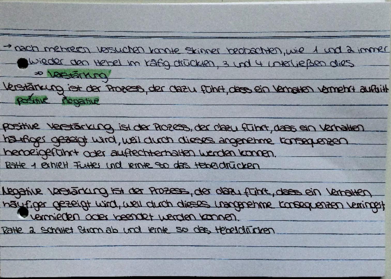 # Behaviorismus am Bsp. Konditionierungstheorien

Grundlegende Annahme des Behaviorismus ist, dass alles Verhalten erlernt
ist und wieder ve