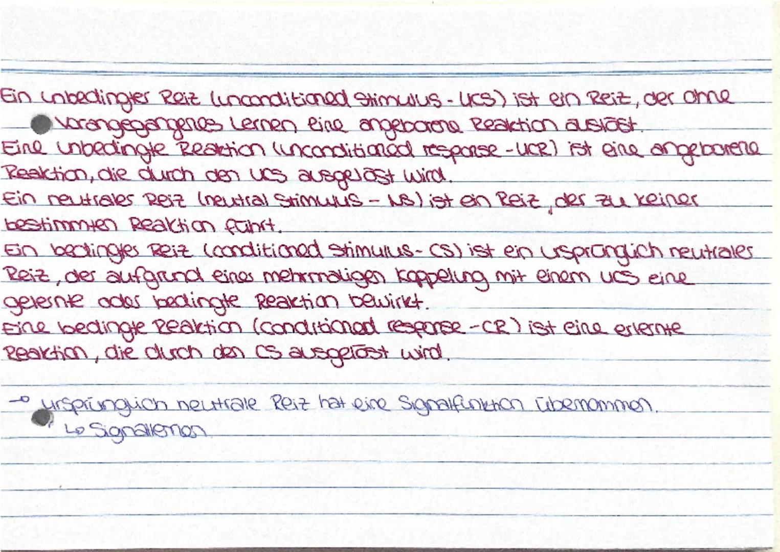 # Behaviorismus am Bsp. Konditionierungstheorien

Grundlegende Annahme des Behaviorismus ist, dass alles Verhalten erlernt
ist und wieder ve
