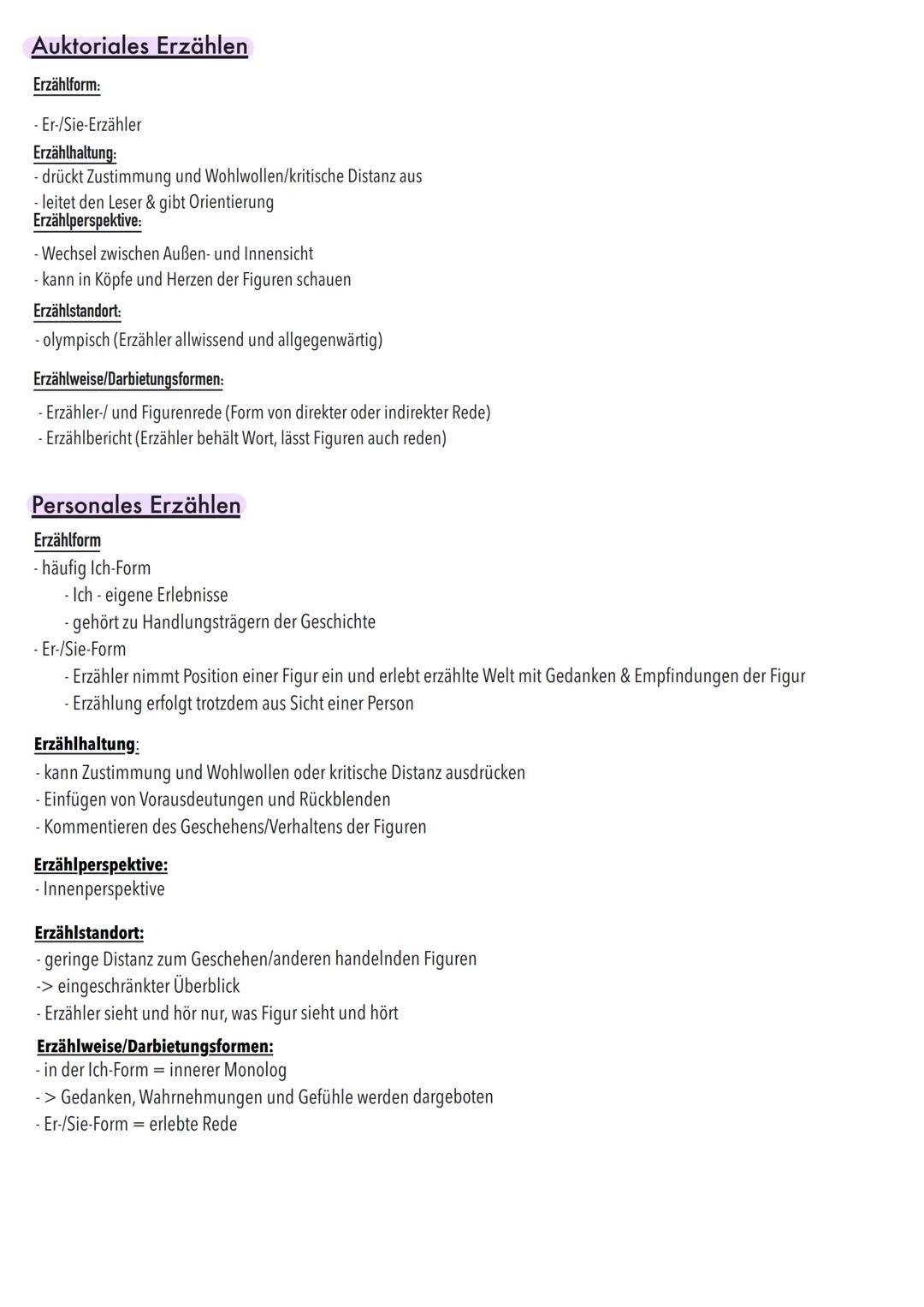 - Existenz eines Erzählers
- gr. Epos: gesagte, erzählte
- Vers- oder Prosaform
- Erzählende oder Narrative Dichtung
- Erzähler ist als Verm