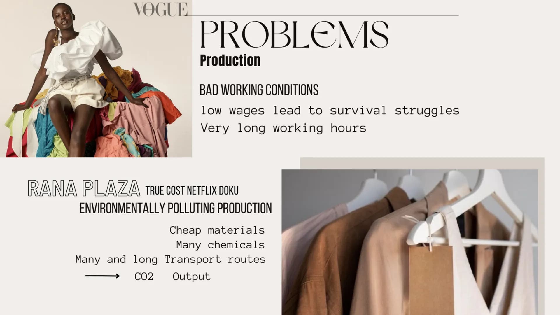 FAST FASHION
BY: MILENA, MELISSA UND NICOLE OUTLINE
DEFINITION
FAMOUS BRANDS
PROBLEMS
SOLUTION
CONCLUSION
YOUR OPINION
01
02
03
04
05
06
PRO
