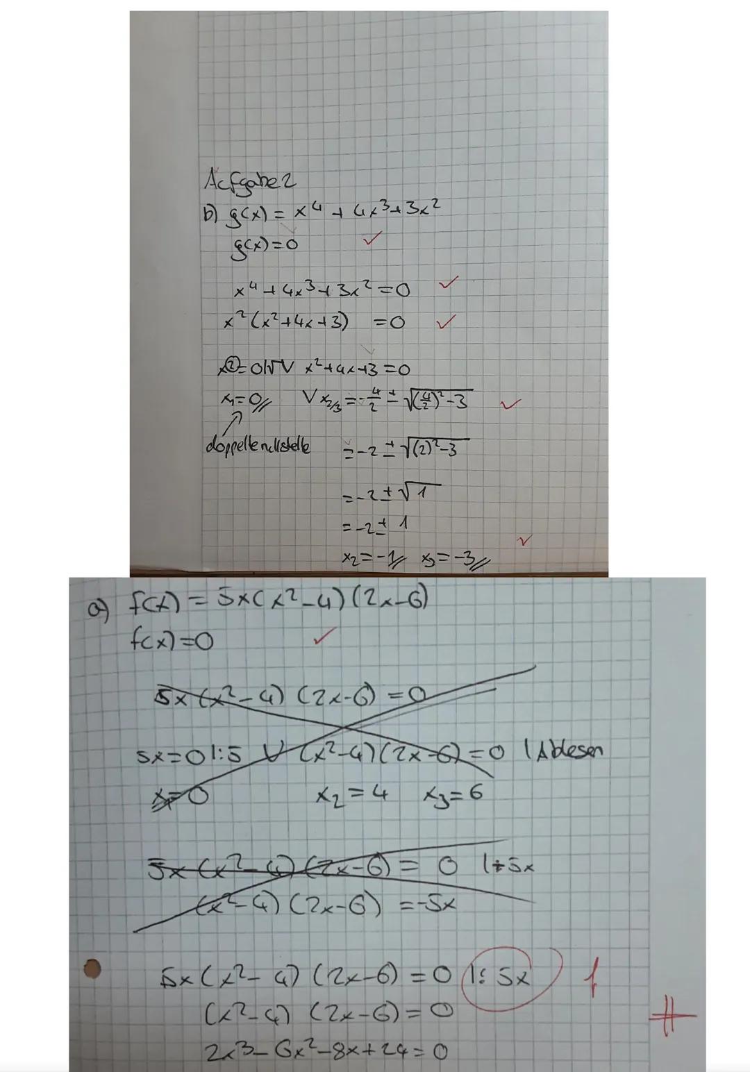 Aufgabe 1:
1. Teil: Hilfsmittelfrei (maximale Bearbeitungszeit 25 Minuten)
Gegeben ist die Funktion f mit f(x) = 2x² +6
Name:
Datum:
2. Klau
