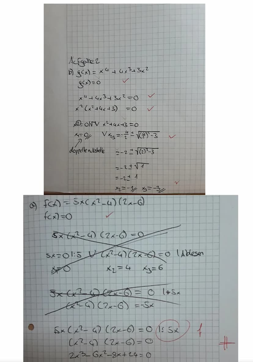 Aufgabe 1:
1. Teil: Hilfsmittelfrei (maximale Bearbeitungszeit 25 Minuten)
Gegeben ist die Funktion f mit f(x) = 2x² +6
Name:
Datum:
2. Klau