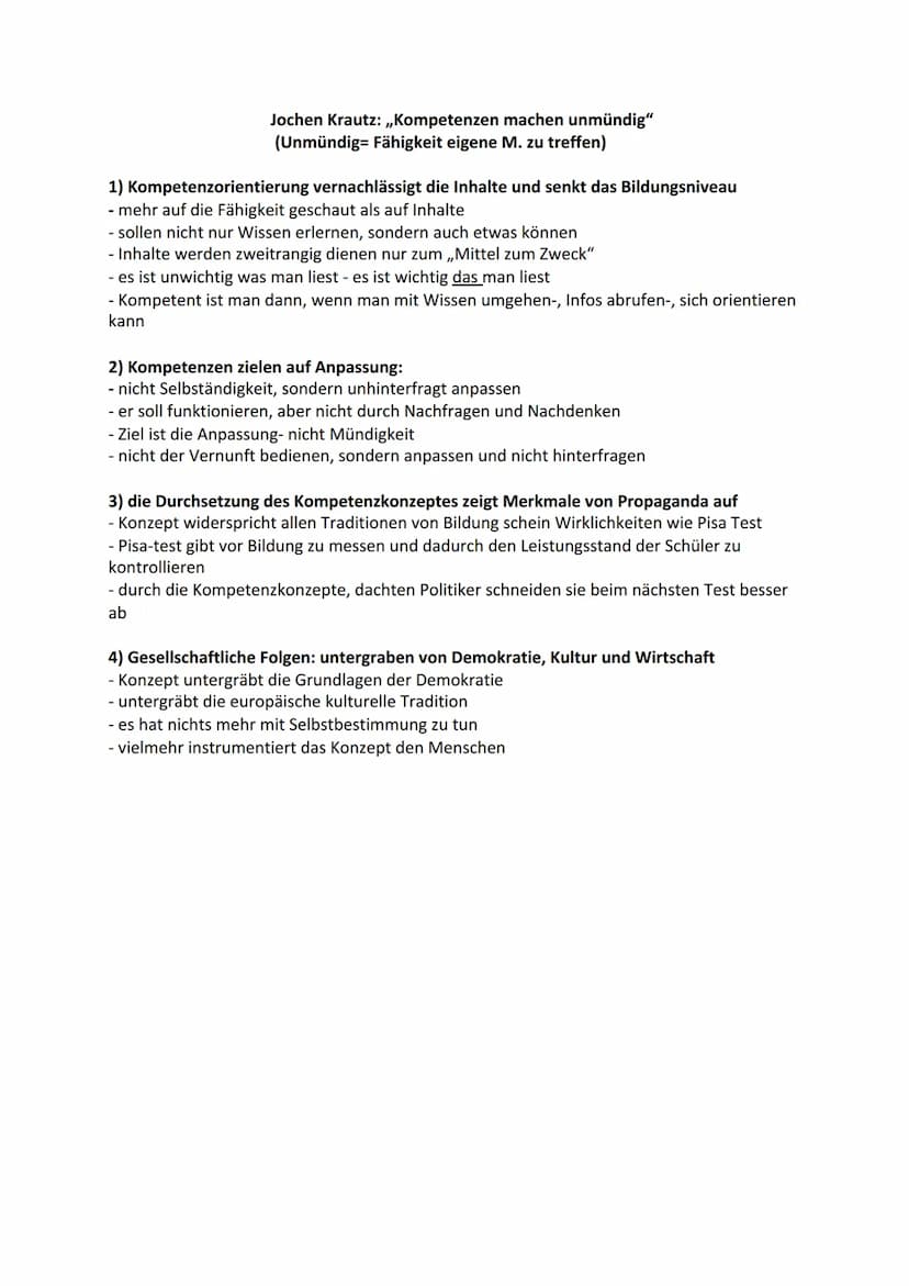 ,,Funktionen der Schule" - nach Helmut Fend und Hartmut von Hentig
Der Pädagoge Helmut Fend, beschreibt 4 Funktionen der Schule, indem er
se