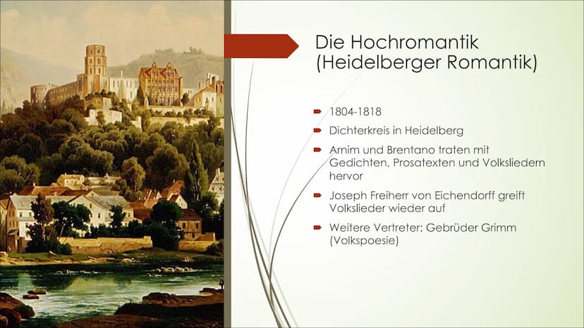 Die Epoche der
Romantik
Die Welt muss romantisiert werden. So findet man den ursprünglichen Sinn
wieder." -Novalis
"1 Gliederung:
➡ Definiti
