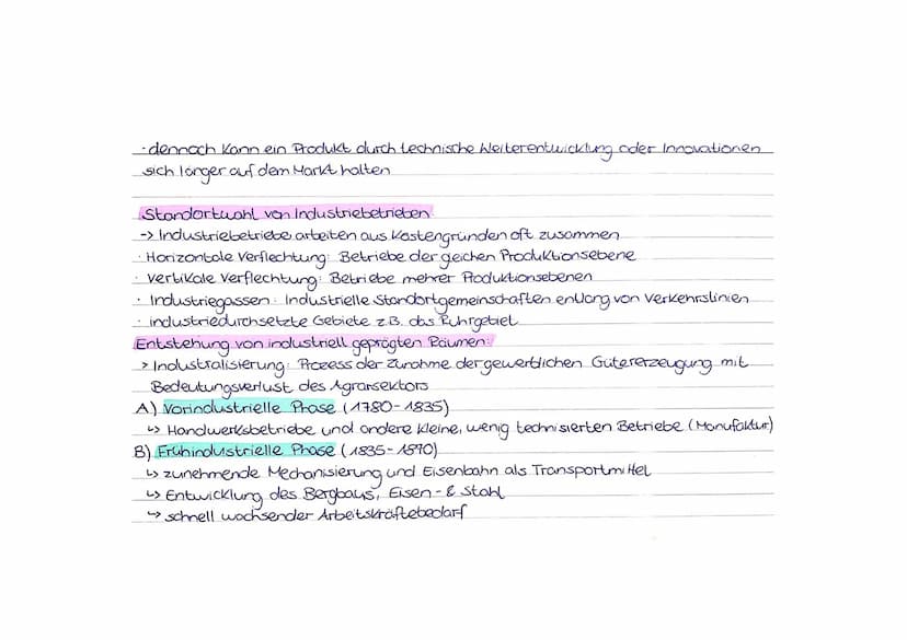 Erdkunde
Bedeutungswandel von Standortfaktoren
> da sich Unternehmen nur dort ansiedeln, wo sie vorteilhaft produzieren können,
müssen Kommu