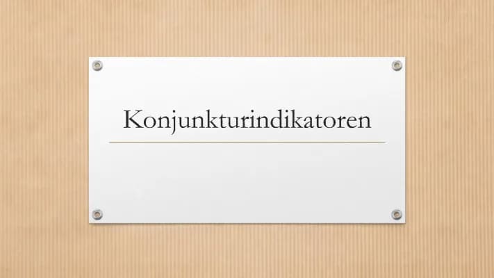 Know Konjunkturindikatoren thumbnail