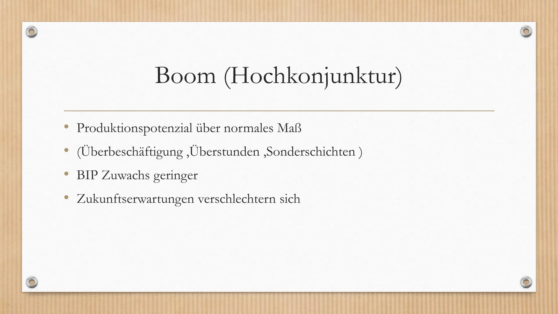 Konjunkturindikatoren Definition
• Ein zentraler Begriff aus der Volkswirtschaft ist die Konjunktur. Sie gibt in
erster Linie Auskunft über 