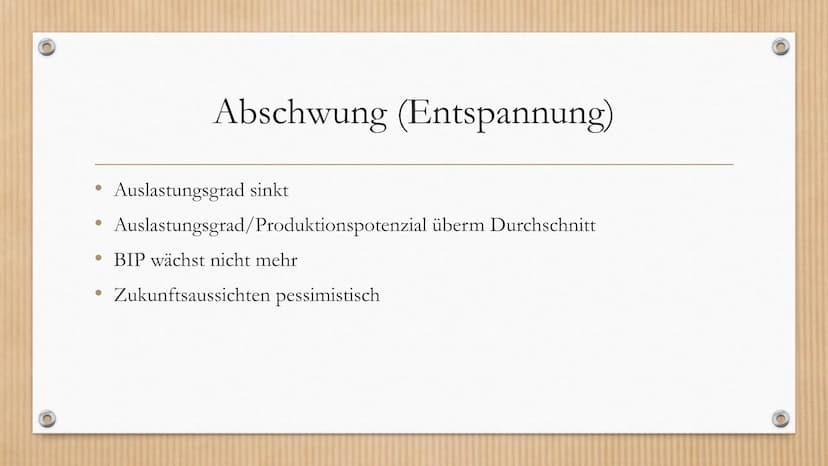 Konjunkturindikatoren Definition
• Ein zentraler Begriff aus der Volkswirtschaft ist die Konjunktur. Sie gibt in
erster Linie Auskunft über 