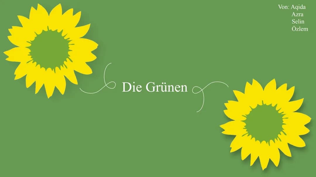 Die Grünen: Geschichte, Ziele und Herausforderungen