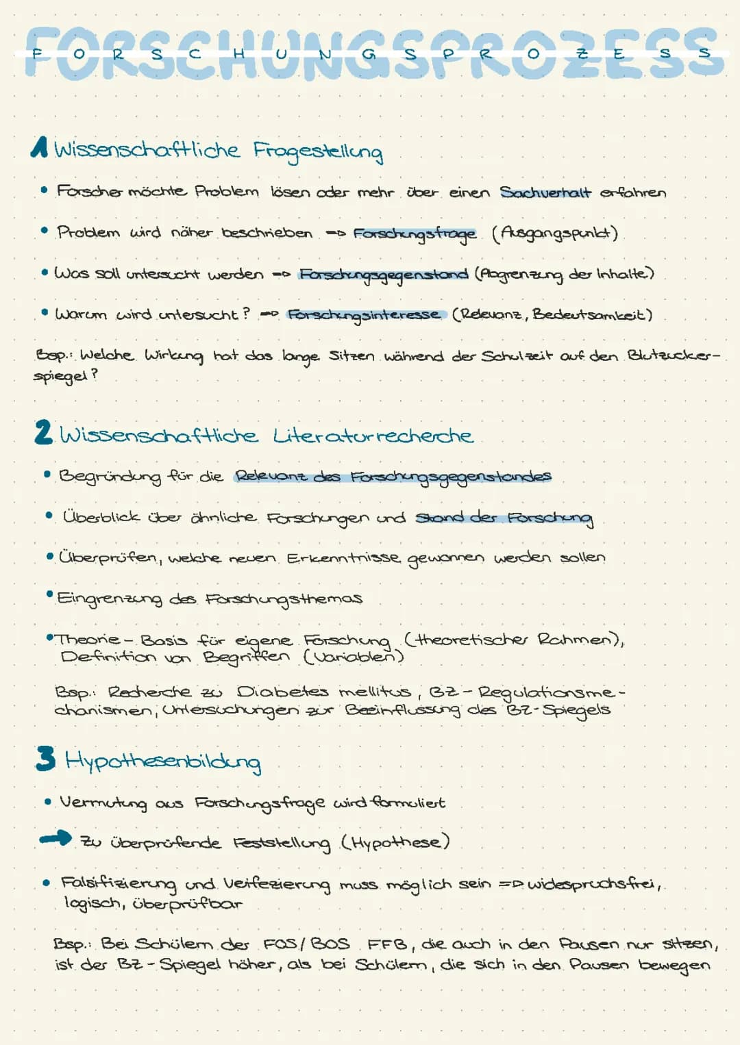 Der Forschungsprozess 