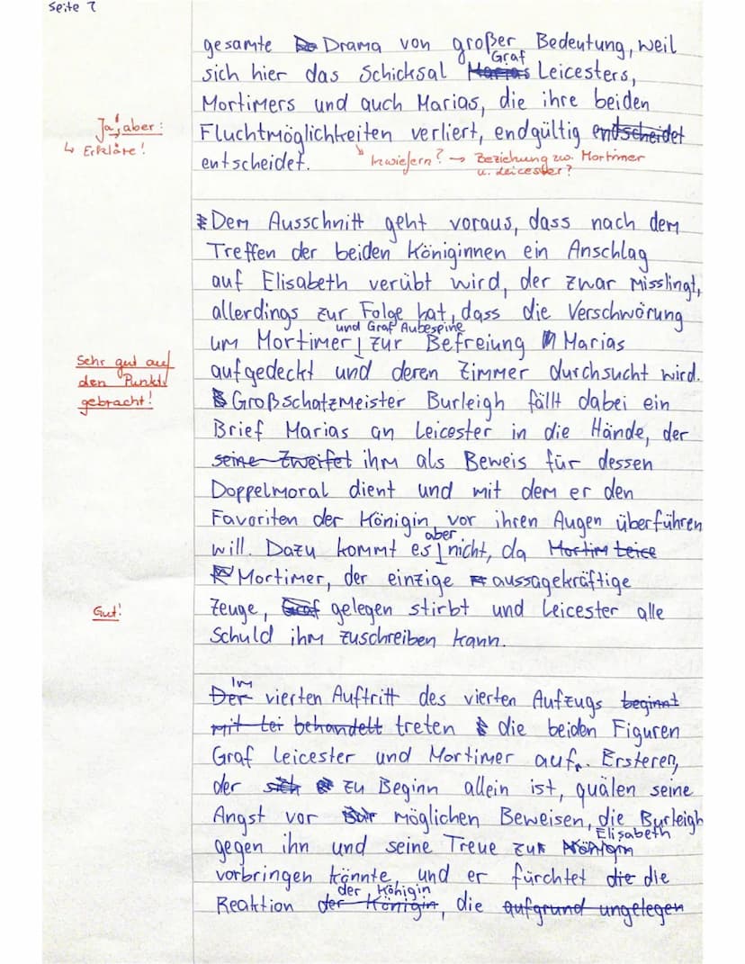 Friedrich Schiller: ,,Maria Stuart" - Vierter Aufzug/ Vierter Auftritt
Erschließen Sie die Szene IV, 4 aus Schillers Drama ,,Maria Stuart" n