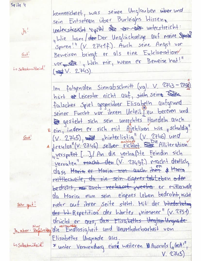 Friedrich Schiller: ,,Maria Stuart" - Vierter Aufzug/ Vierter Auftritt
Erschließen Sie die Szene IV, 4 aus Schillers Drama ,,Maria Stuart" n
