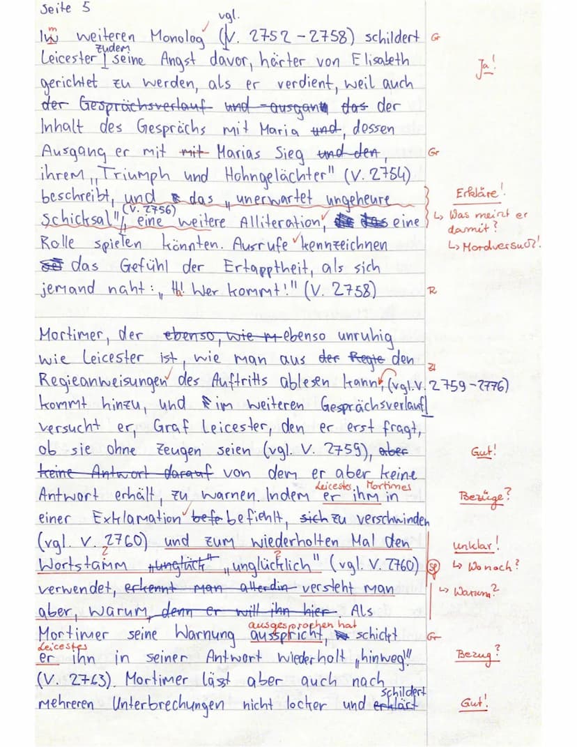 Friedrich Schiller: ,,Maria Stuart" - Vierter Aufzug/ Vierter Auftritt
Erschließen Sie die Szene IV, 4 aus Schillers Drama ,,Maria Stuart" n