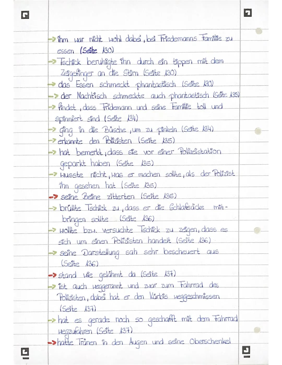 Maik Klingenberg
->14 Jahre alt (Seite 7)
-> mag Tatjana sehr (Seite 8)
geht in die achte Klasse des Hagecius-Gymnasiums
in Berlin (Seite 9)