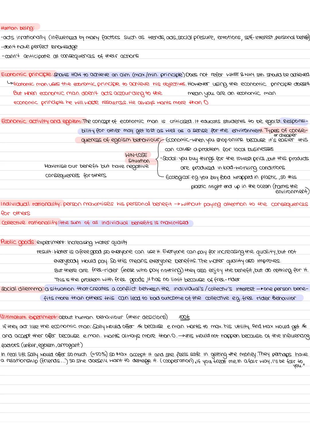 NEED: is something we need to survive, something we can't do without. eg. food, clothing, shelter. Needs are necessary.
L▶Needs are limited 