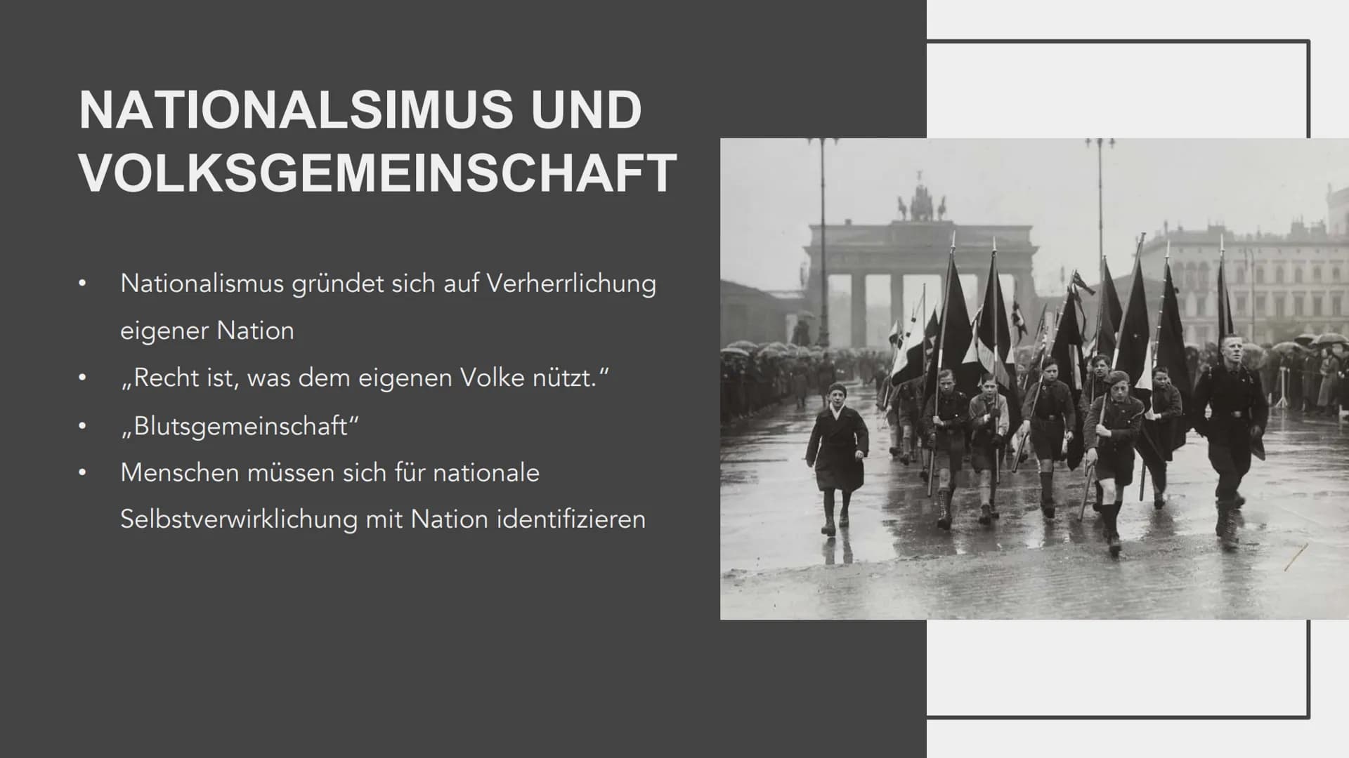 DIE IDEOLOGIE
DES
NATIONALSOZIALISMUS
#
2. GLIEDERUNG
1.
2.
3.
4.
Die Weltanschauung Hitlers und die Kernpunkte der Ideologie
a. Nationalsoz