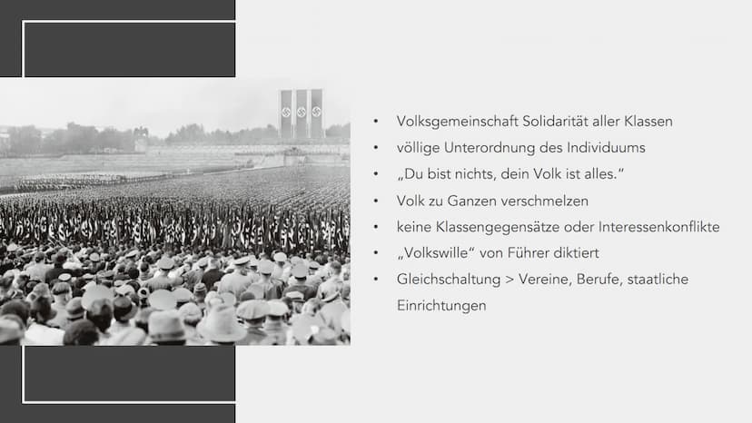 DIE IDEOLOGIE
DES
NATIONALSOZIALISMUS
#
2. GLIEDERUNG
1.
2.
3.
4.
Die Weltanschauung Hitlers und die Kernpunkte der Ideologie
a. Nationalsoz