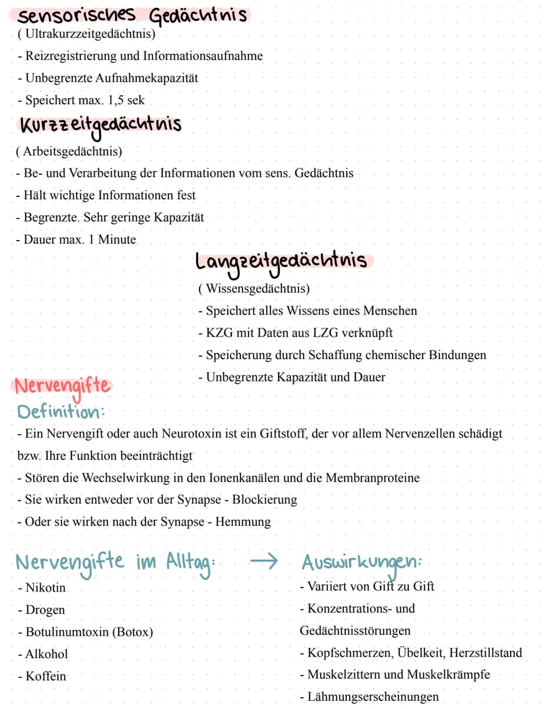 Neurophysiologie/
Neurobiologie Neurophysiologie / Neurobiologie
Aufbau & Funktion von Neuronen
*Funktion
Dendrit
Zellkörper
Zellkern
Axon
A