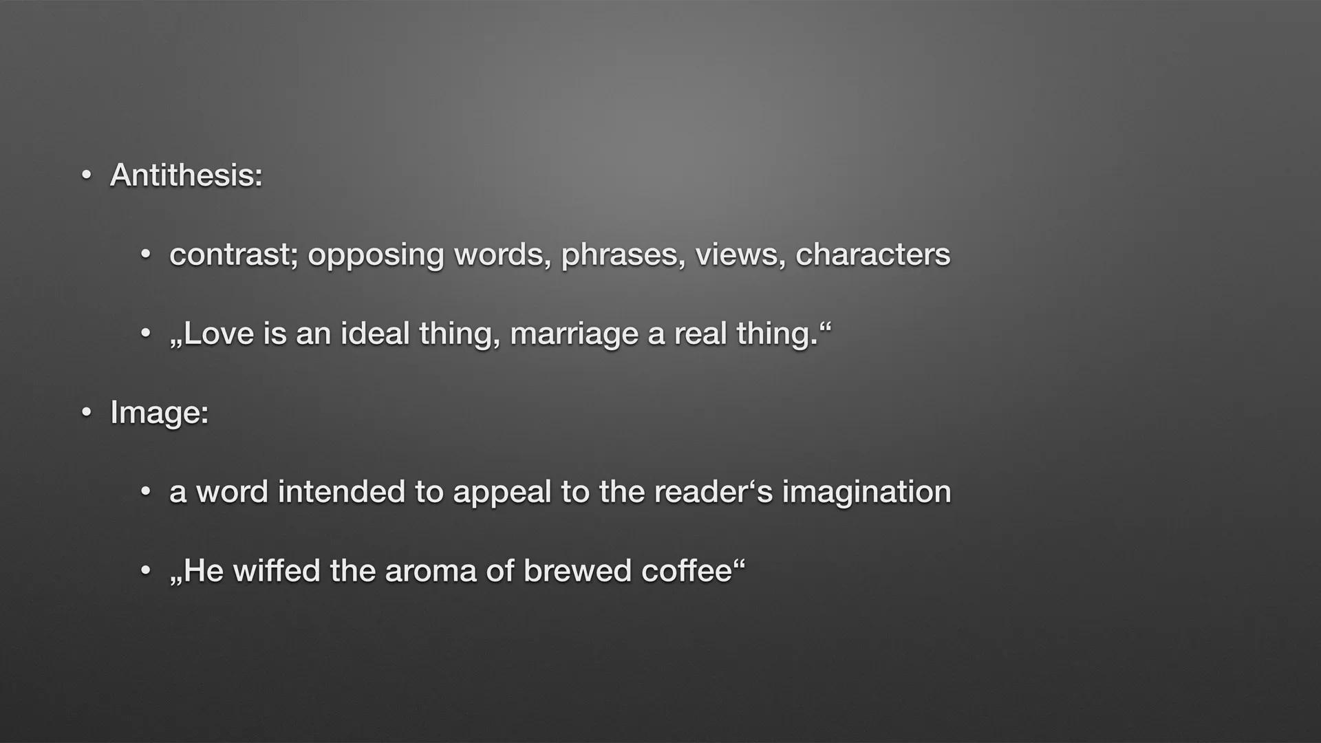 # Stylistic means - Alliteration
- repetition of the same consonant at the beginning of neighbouring words
- „Peter Piper picked a peck of p