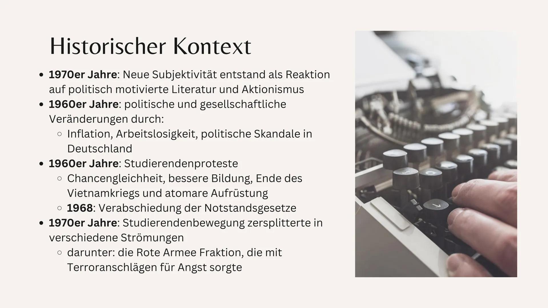 # Neue Subjektivität Definition

Marcel Reich-Ranicki

Historischer Kontext

Inhaltsverzeichnis

Themen & Merkmale

Literatur

Autoren und W