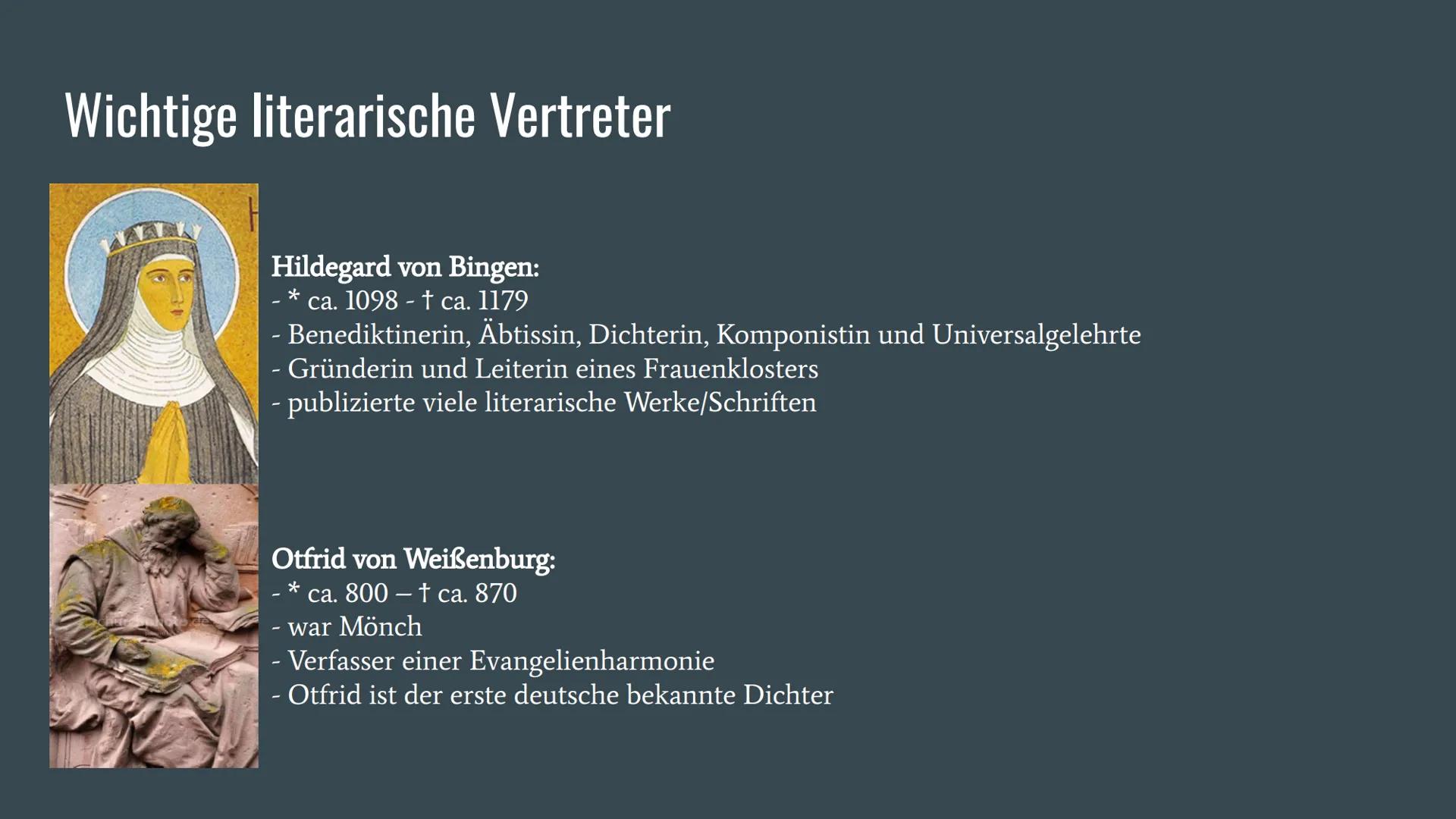 Mittelalter Inhaltsverzeichnis
Allgemeine Infos/Anmerkung
Frühmittelalter
Geschichte
Das Weltbild
Literatur
Merseburger Zaubersprüche
Wichti