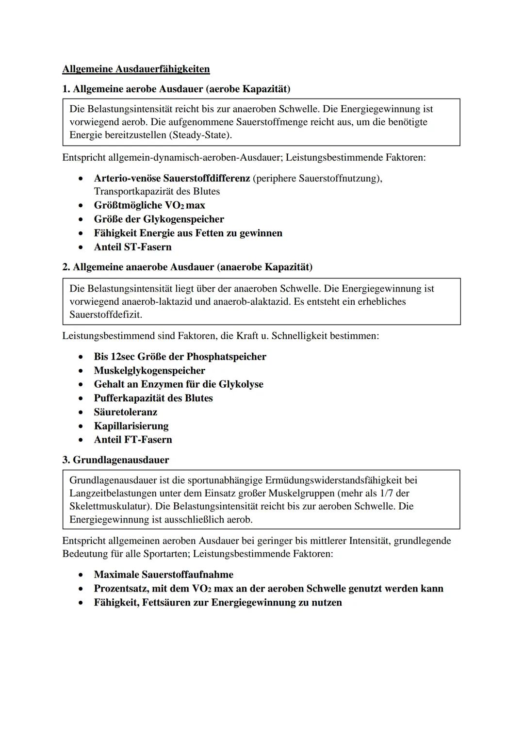 Sport Zusammenfassung
Trainingslehre
Allgemeine Gesetzmäßigkeiten des Trainings
1. Qualitätsgesetz (physiologisches Gesetz)
Spezifische Reiz