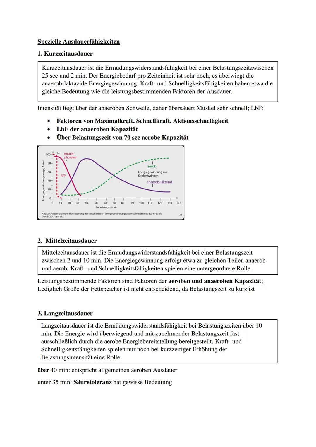 Sport Zusammenfassung
Trainingslehre
Allgemeine Gesetzmäßigkeiten des Trainings
1. Qualitätsgesetz (physiologisches Gesetz)
Spezifische Reiz