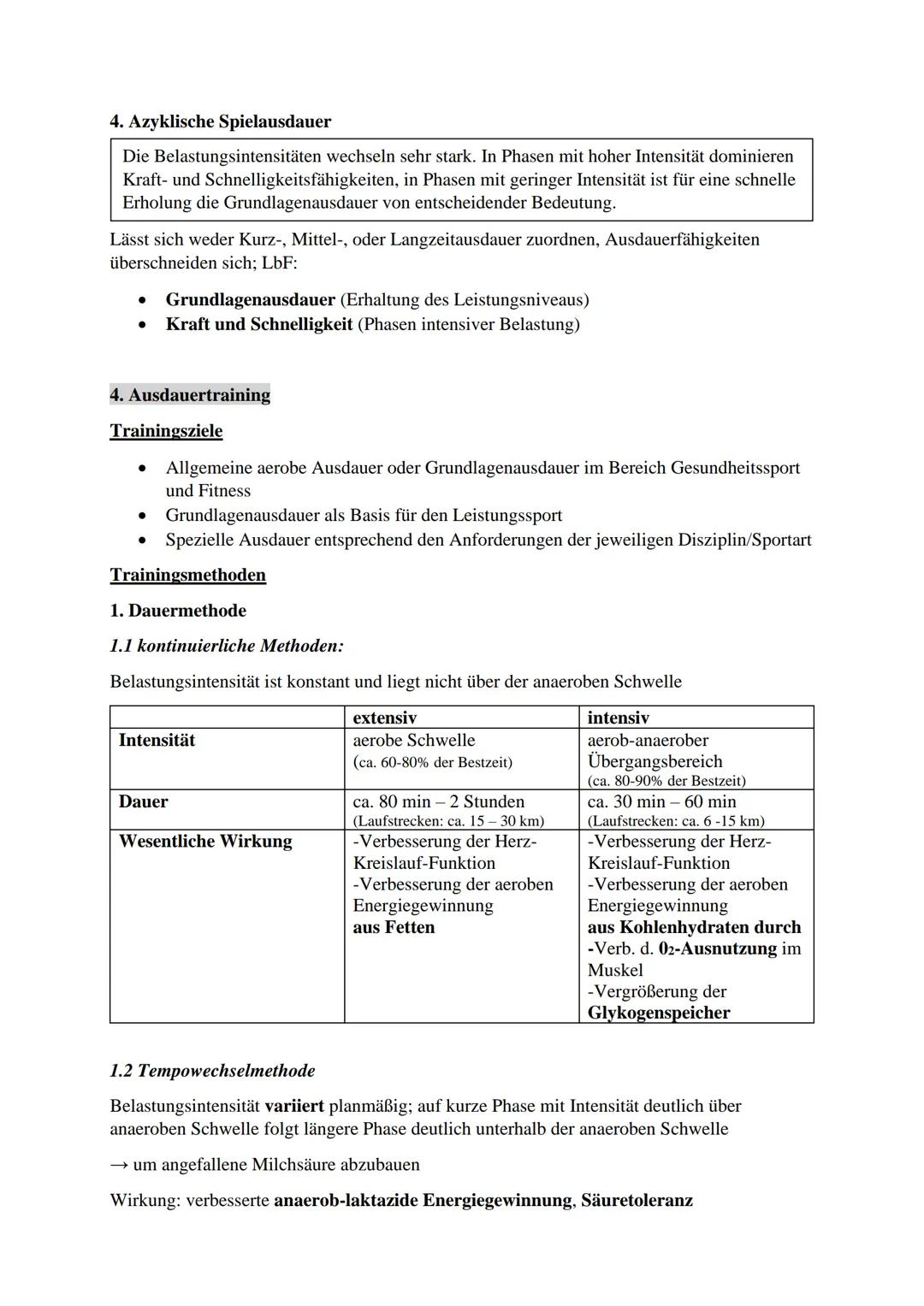 Sport Zusammenfassung
Trainingslehre
Allgemeine Gesetzmäßigkeiten des Trainings
1. Qualitätsgesetz (physiologisches Gesetz)
Spezifische Reiz