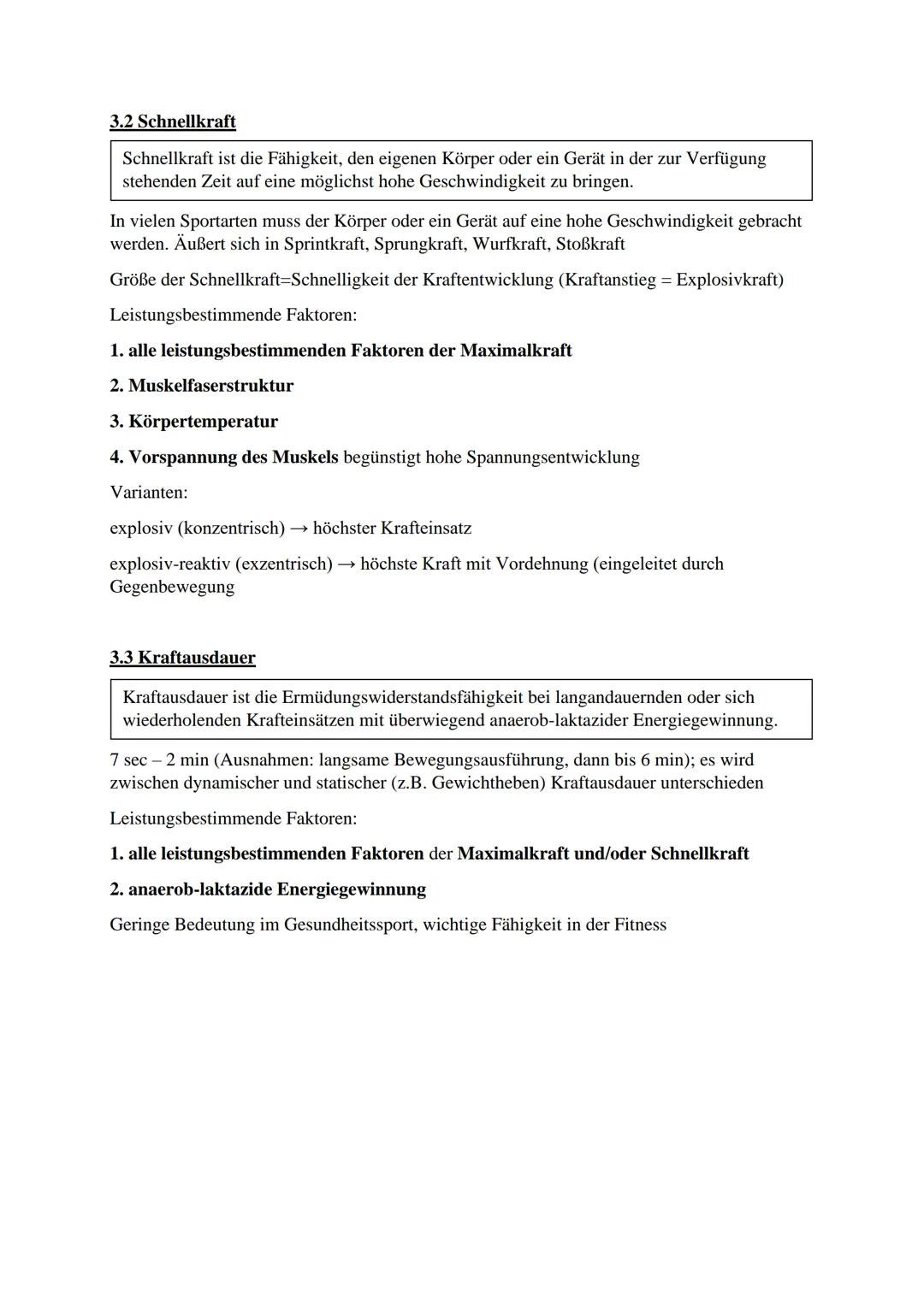 Sport Zusammenfassung
Trainingslehre
Allgemeine Gesetzmäßigkeiten des Trainings
1. Qualitätsgesetz (physiologisches Gesetz)
Spezifische Reiz