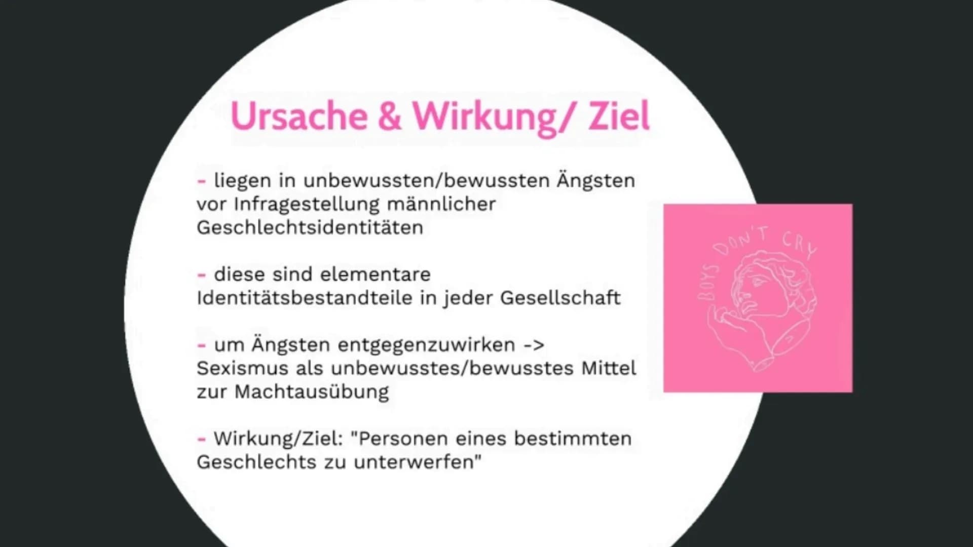 Sexismus
Thea Lefmann &
Emma Wagenknecht
Gliederung
Definition
Geschichte
X
Ursachen
und
Wirkungen
Psychologie
und
Soziologie
Sexismus in
We