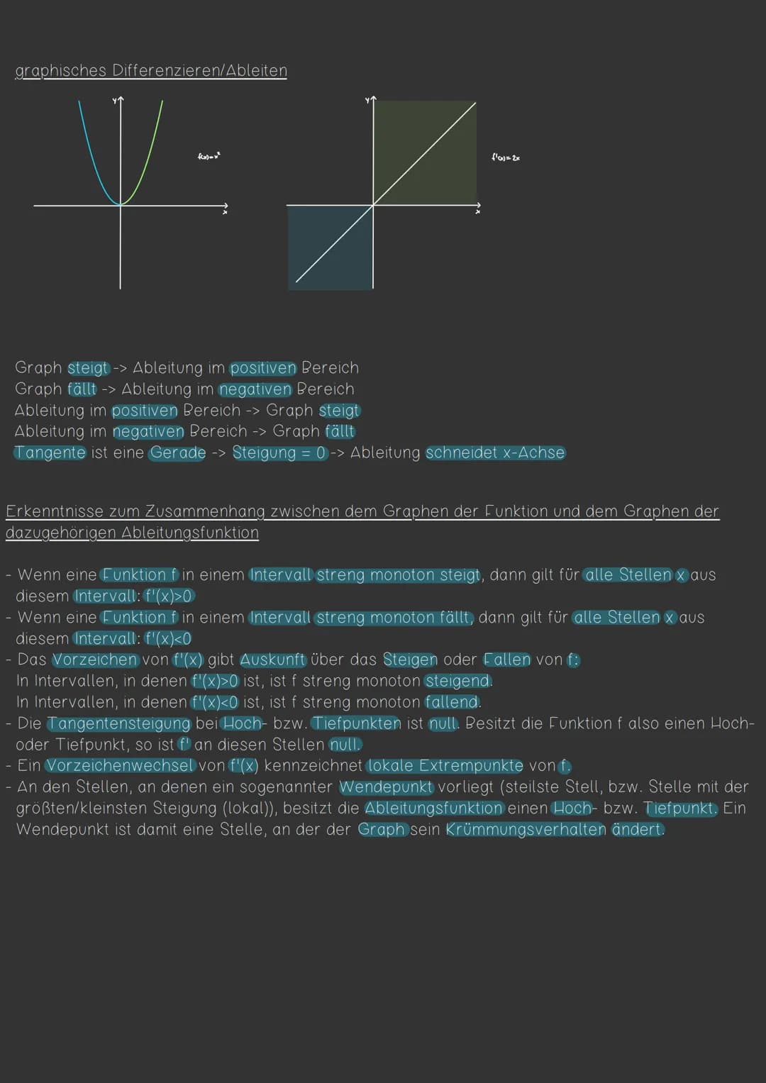 ERKLÄRUNG
Eine Potenz funktion ist eine Funktion, in der die Variable x in
der
Basis einer Potent steht.
Allgemein: f(x)=x", "EN => Potenzfu