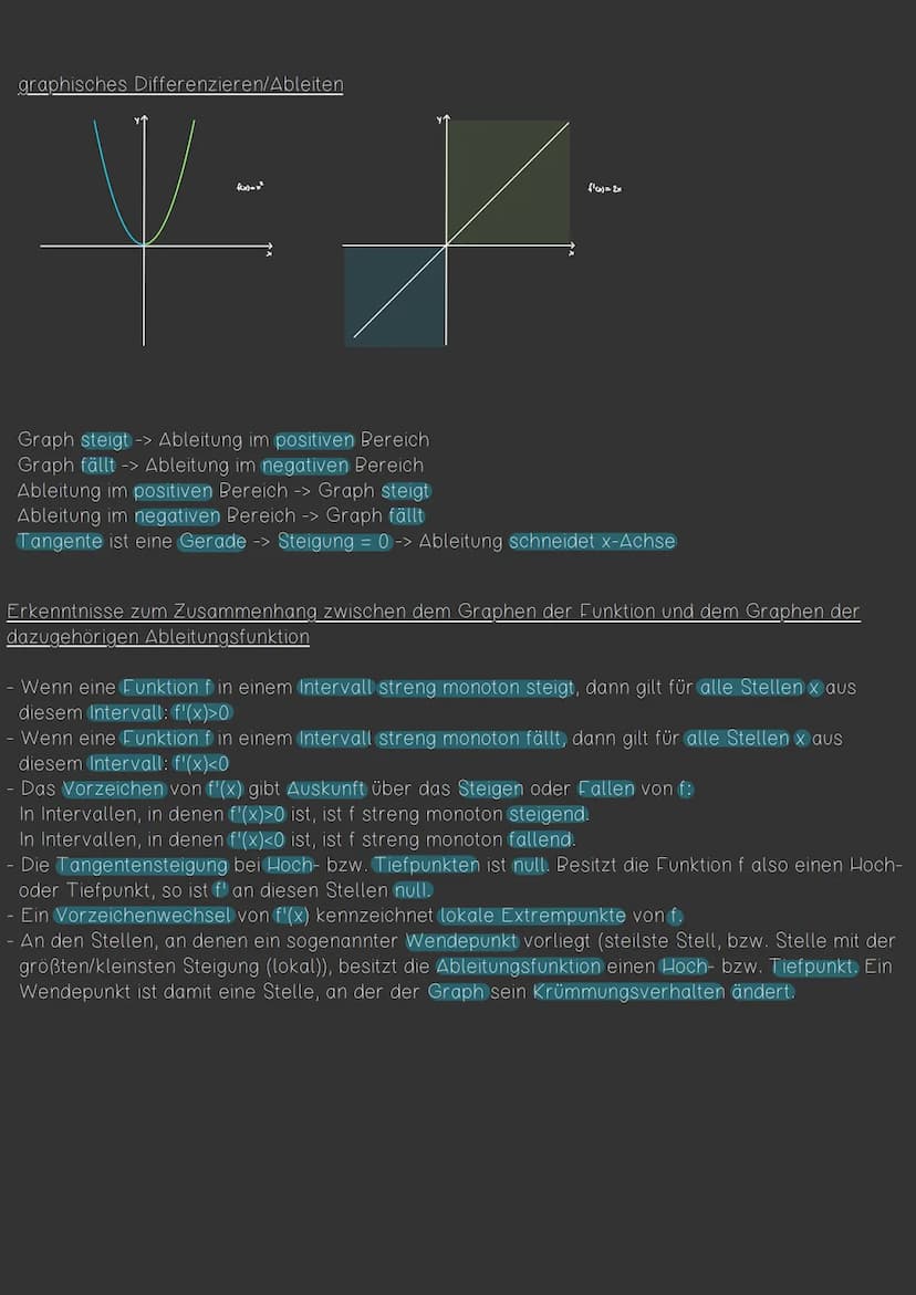 ERKLÄRUNG
Eine Potenz funktion ist eine Funktion, in der die Variable x in
der
Basis einer Potent steht.
Allgemein: f(x)=x", "EN => Potenzfu