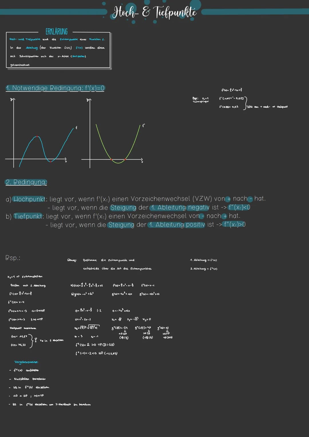 ERKLÄRUNG
Eine Potenz funktion ist eine Funktion, in der die Variable x in
der
Basis einer Potent steht.
Allgemein: f(x)=x", "EN => Potenzfu