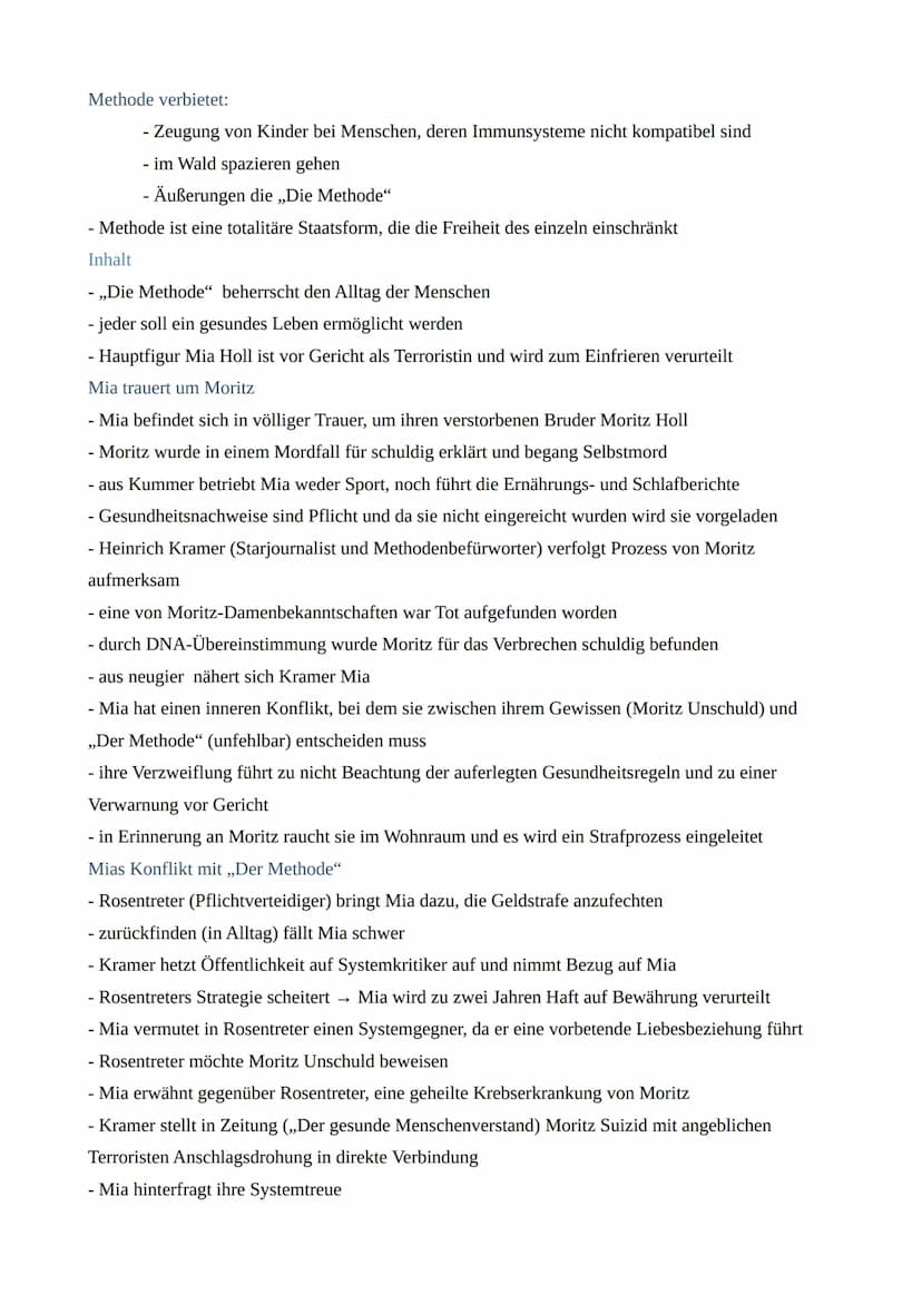 Corpus Delicti
- Mia Holl lebt in einer gesundheitsorientierten Welt
Utopie oder Dystopie?
- Zukunftsroman
- Februar veröffentlicht
- basier