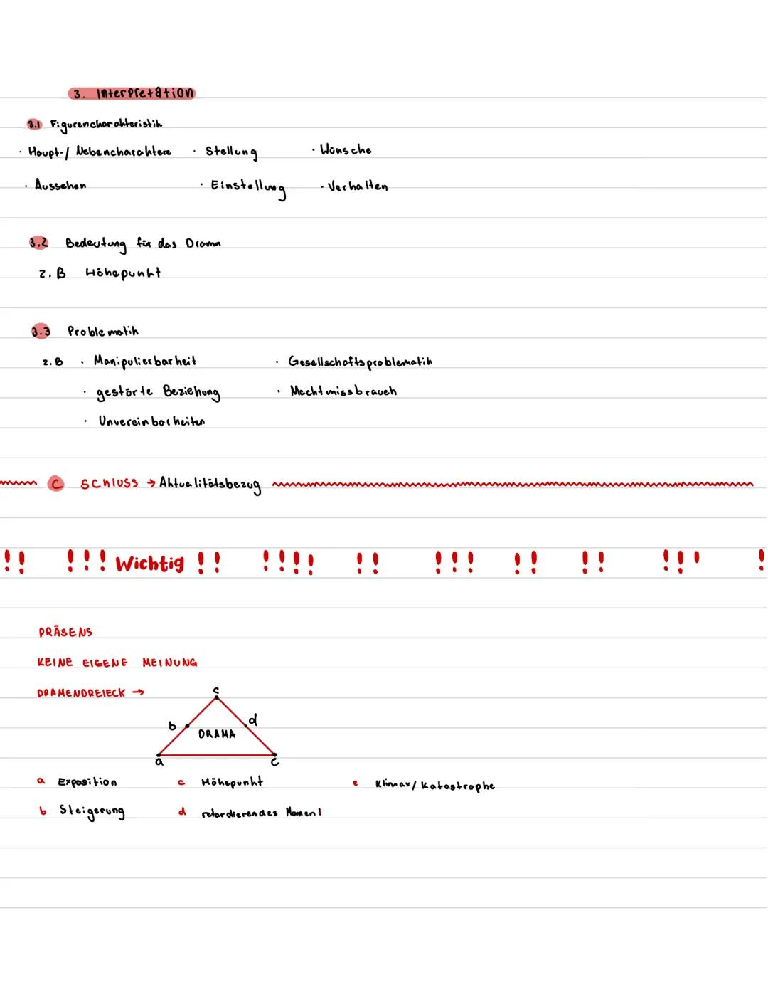 # Dramenszenenanalyse
Textanalyse und Interpretation des Auftrills... aus dem Aufzug... von.

A Einleitung m

- Titel
- Autor lin

B Hauptte