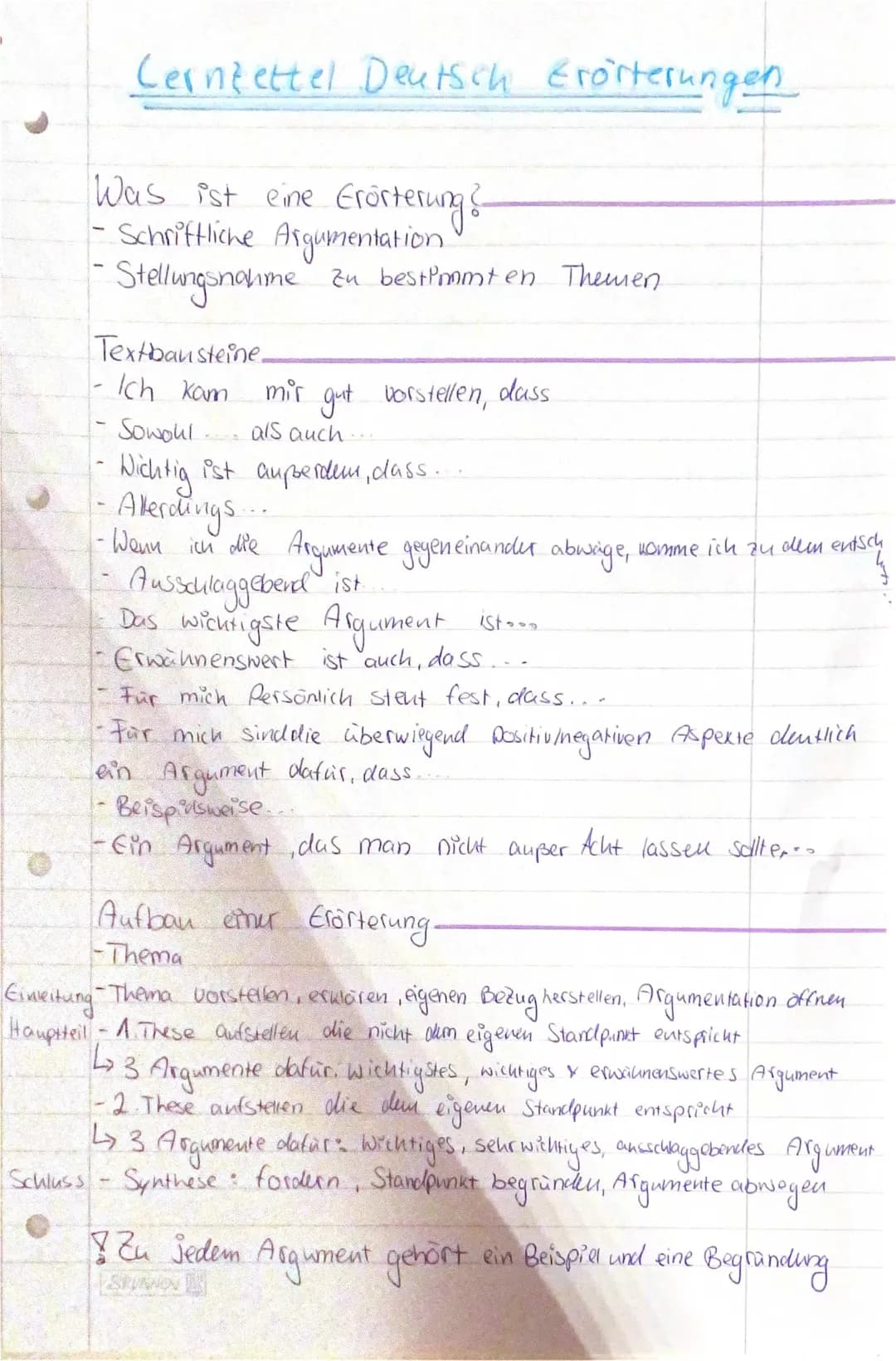 Erörterung Aufbau und Musterbeispiele – Einfache Anleitung für Dich!