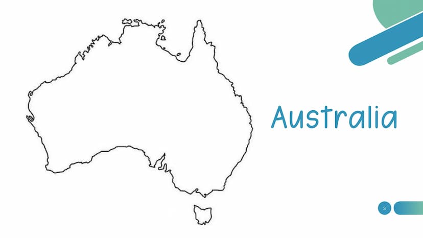ך ܨܚ
܀
ܒ
ܗܘ Tresvery
Australia
3 structure
general facts
history
society
nature
wildlife
top 3 sights general facts
●
●
●
smallest continent