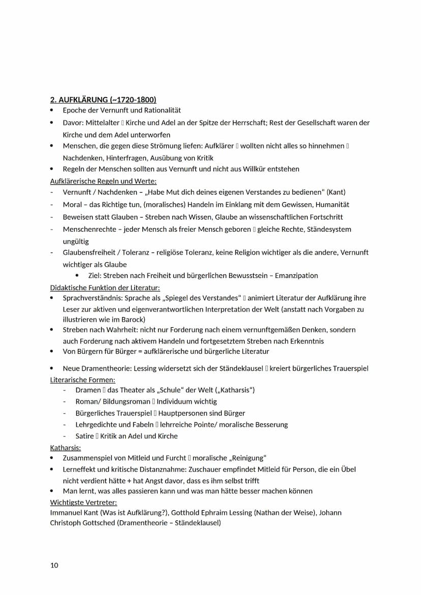 PROSA, DRAMA, LYRIK
1. PROSA
ERZÄHLER UND ERZÄHLERSTANDPUNKT
Erzählerperspektive:
1
●
●
Abitur - Zusammenfassung: Deutsch
1. Person Singular