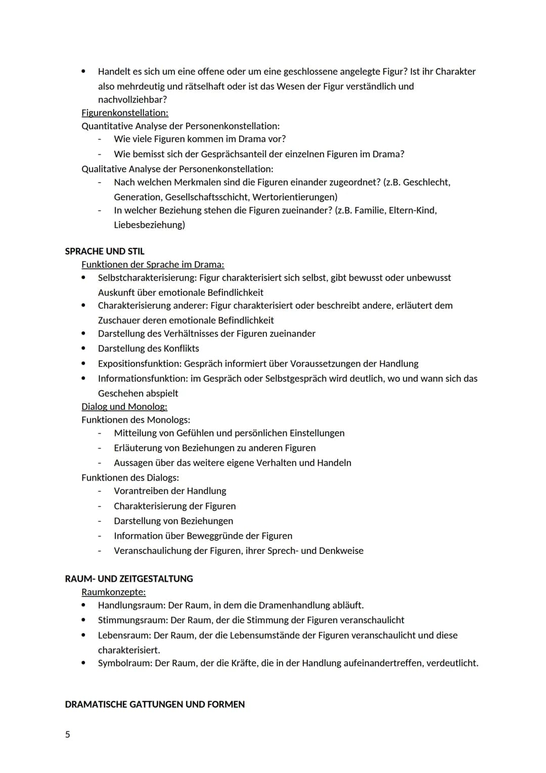 PROSA, DRAMA, LYRIK
1. PROSA
ERZÄHLER UND ERZÄHLERSTANDPUNKT
Erzählerperspektive:
1
●
●
Abitur - Zusammenfassung: Deutsch
1. Person Singular
