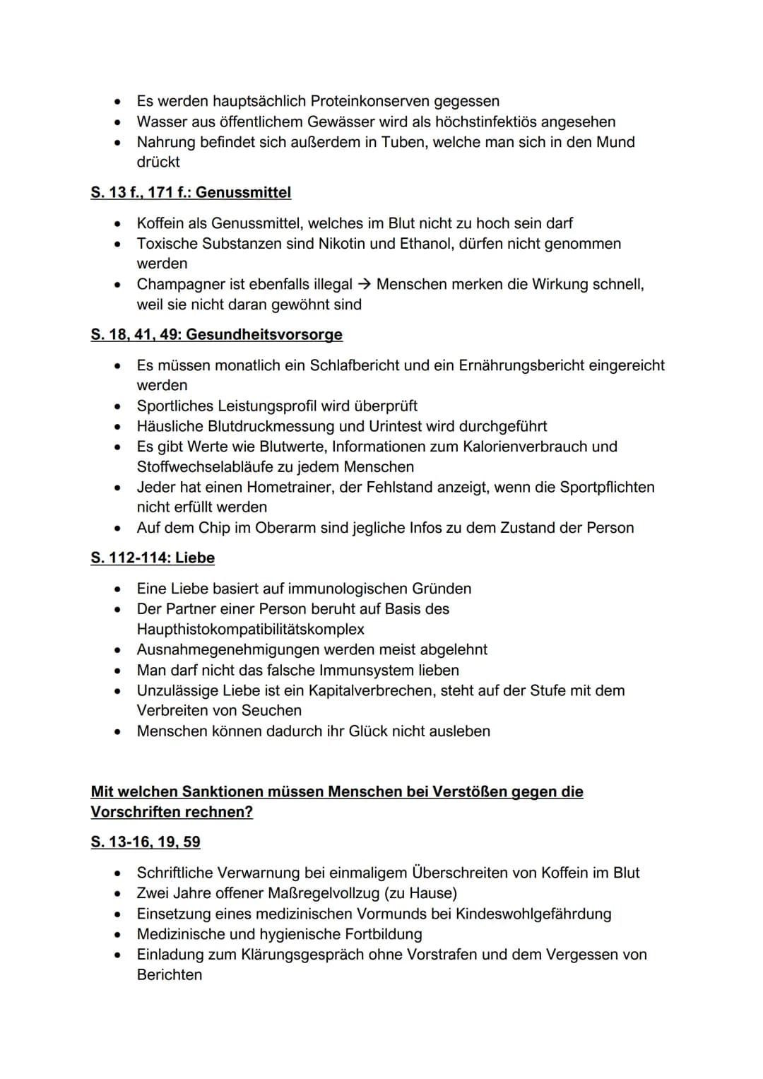 Grundzüge des Herrschaftssystems in Corpus Delicti
S. 36 f.
●
●
S. 140
●
●
●
●
Es wird sich auf eine Tatsache berufen, die sich aus der Exis