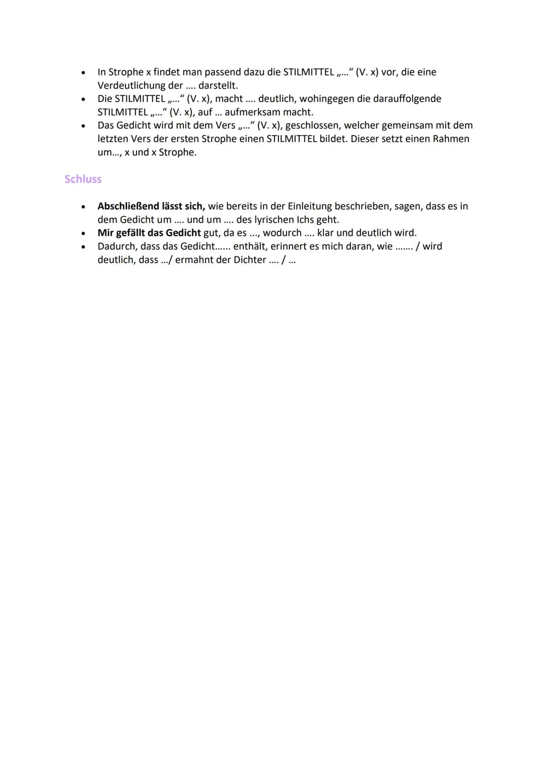 Aufbau
Einleitung
O Autor, Textart, Titel, Erscheinungsjahr, epochale Zuordnung
Erste aussagen zu Form und Aufbau
O
o Kurzinhalt / Thema
Hau