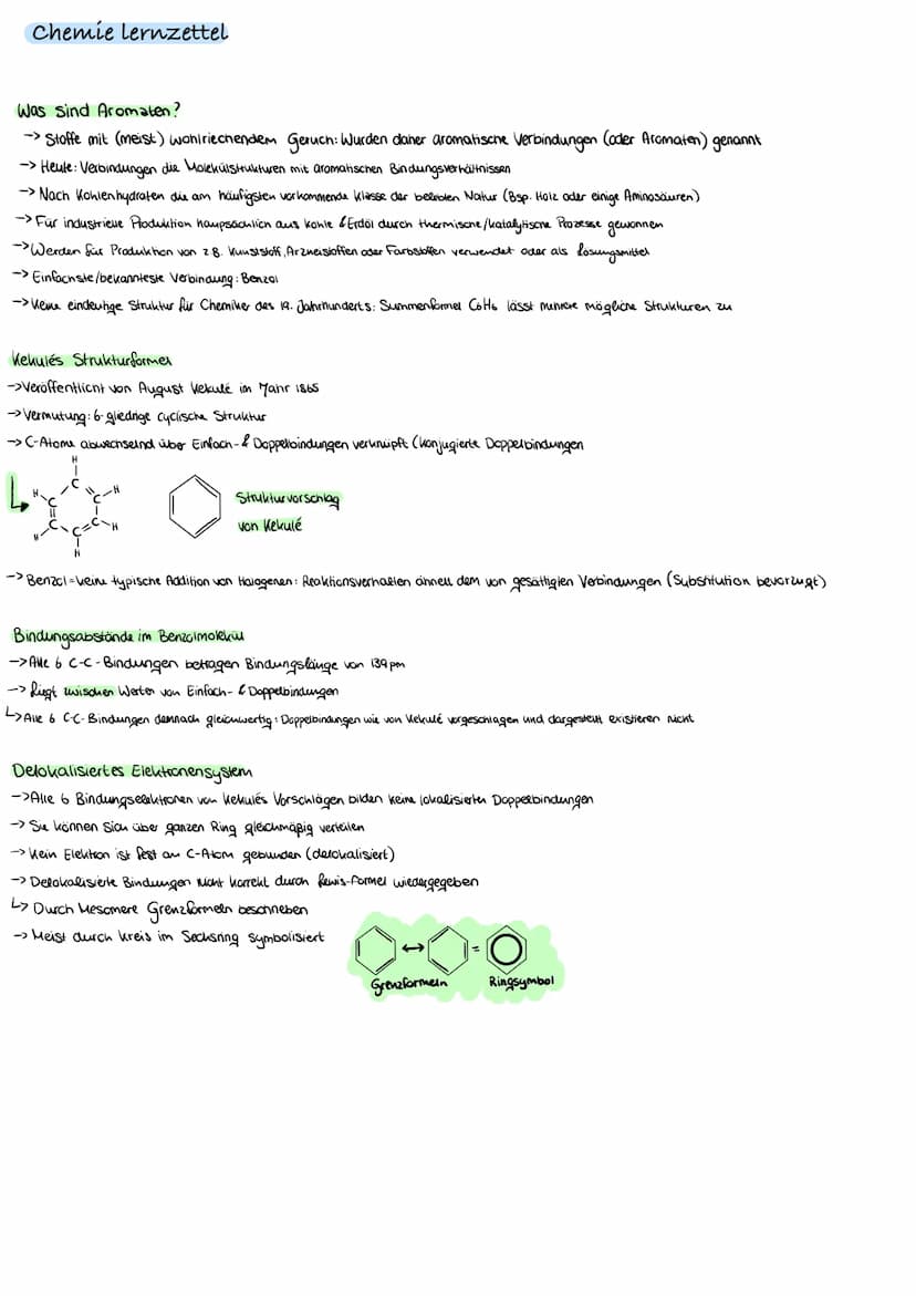 Chemie lernzettel
Elektrophile Addition
Elektronen freund" ->positiv geladene Teilchen, welche Negative Ladungen suchen
z.B. Halogene
→> Ele