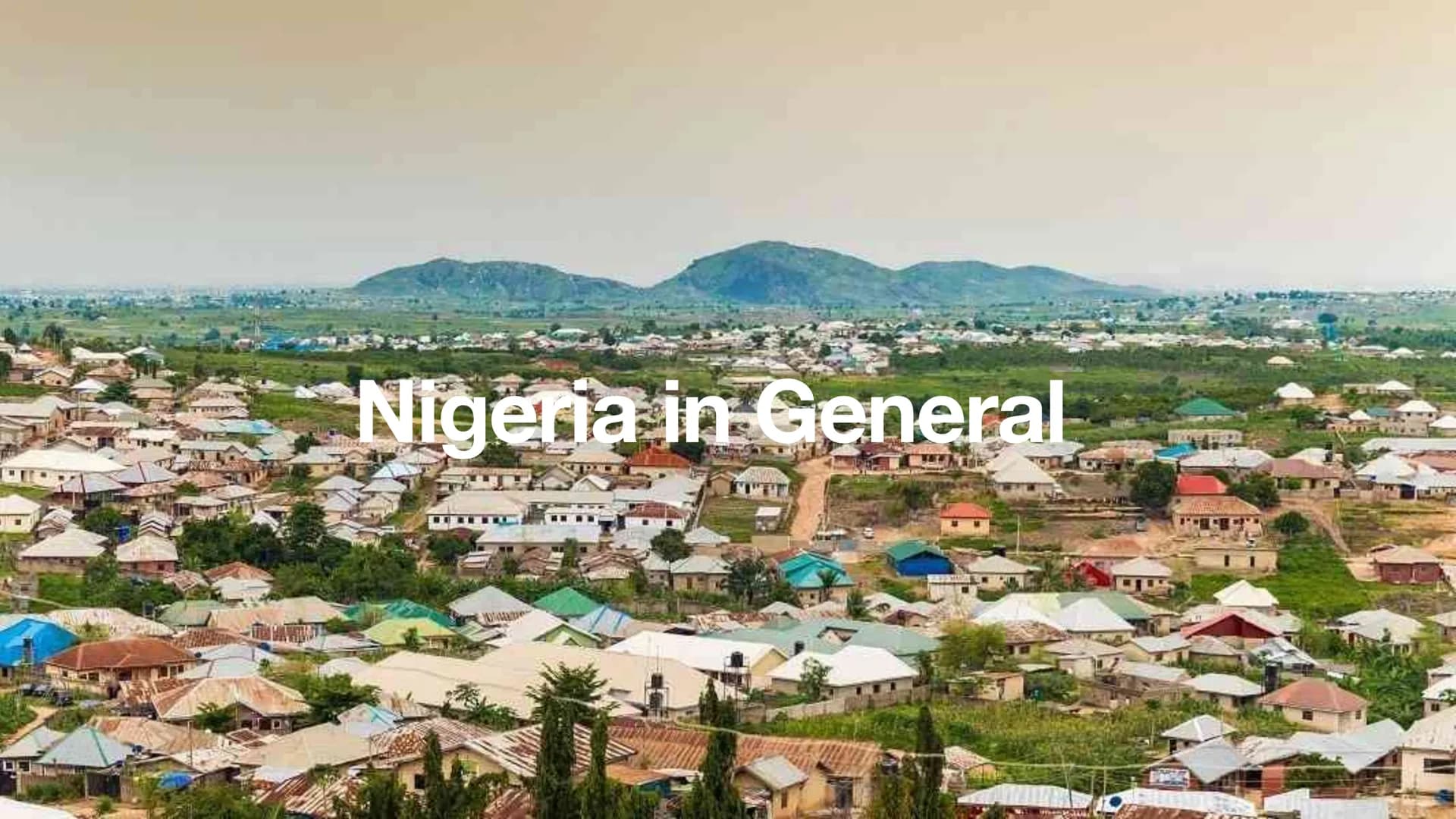 Larissa, Maximiliano und Paris, 22.02.2022
Voices from the African
Continent: Focus on Nigeria
G Table of Contents
General Facts
History
• P