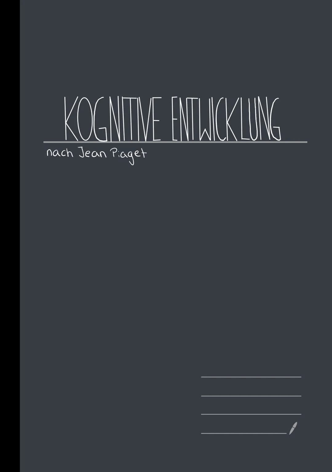 KOGNITIVE ENTWICKLUNG
nach Jean Piaget THEMEN
Kognitives Schema
Kognitive Struktur
Adaption:
Assimilation & Akkommodation
• Die 4 Stufen der