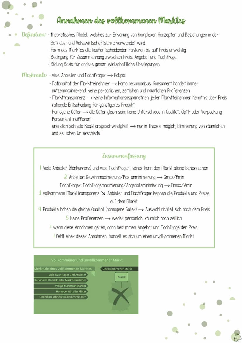 Bedürfnis
- Güter
- ökonomisches Prinzip
- homo oeconomicus →
homo oecologicus
Annahmen des vollkommenden Marktes
Wirtschaft
Bedürfnispyrami