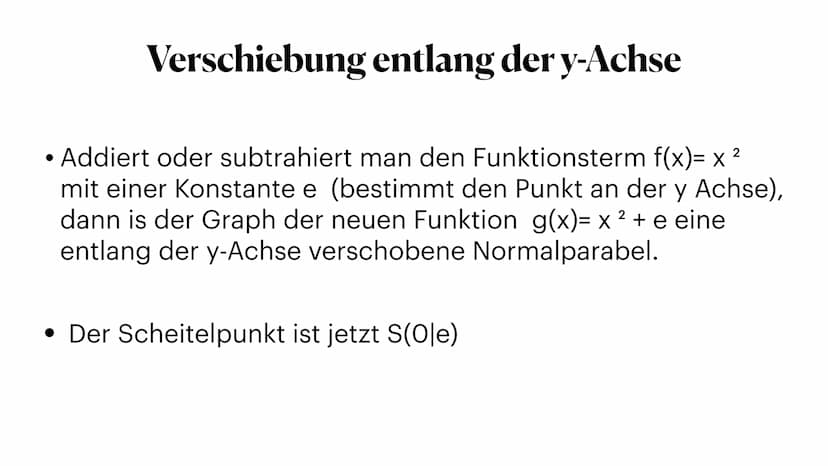 -6
g
h
i
4
3
2
A
-5 verschieben, Stauchen und strecken 5
-1
1
Parabeln
-2
-3
k
X
6 Normalparabel
• Die Formel für die Normalparabel
2
ist f(
