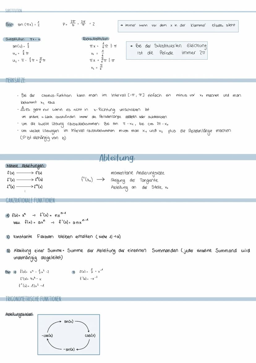 ALLGEMEINE FUNKTION:
Sin-Funktion:
b:
cos-Funktion: f(x) = cos(x)
TRANSFORMATIONEN:
f(x) = sin (x)
f(x)= a.sin (b(x-c)) + d
f(x)= a.cos(b(x-
