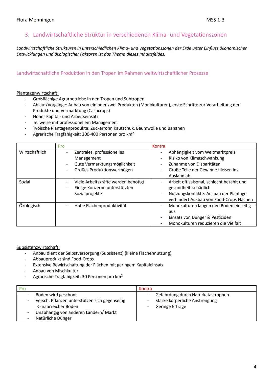 Flora Menningen
Erdkunde LK Abitur Vorbereitung
1. Lebensräume und deren naturbedingte sowie anthropogen bedingte Gefährdung
Im Fokus dieses