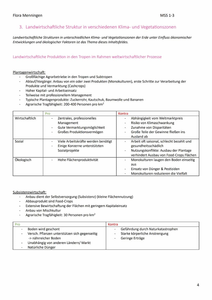 Flora Menningen
Erdkunde LK Abitur Vorbereitung
1. Lebensräume und deren naturbedingte sowie anthropogen bedingte Gefährdung
Im Fokus dieses