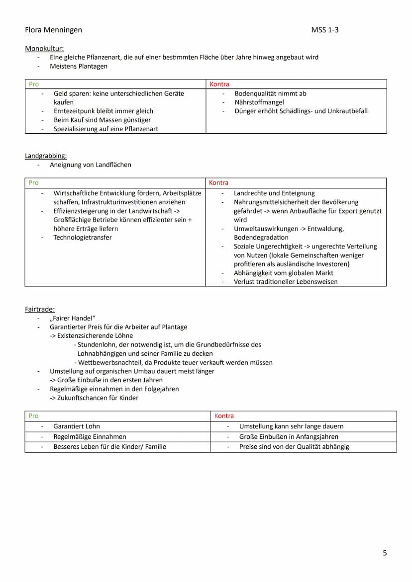 Flora Menningen
Erdkunde LK Abitur Vorbereitung
1. Lebensräume und deren naturbedingte sowie anthropogen bedingte Gefährdung
Im Fokus dieses